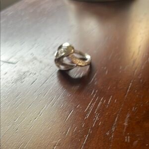 Elegant Silver Knot Ring